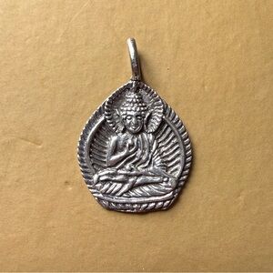 925 Sterling Silver Buddha pendant